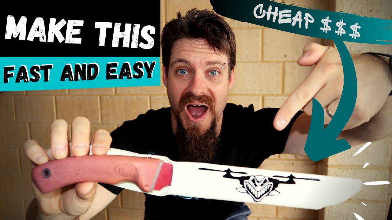 DIY Custom PVC Knife Sheath Tutorial
