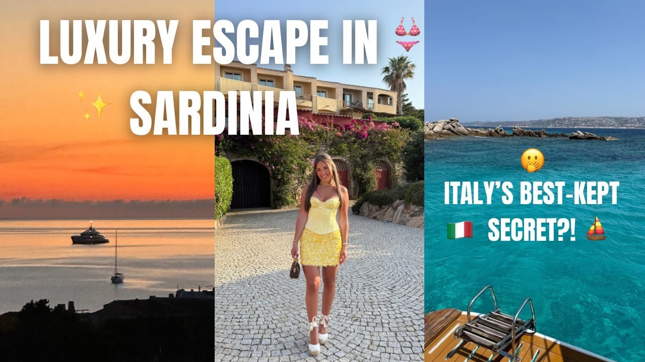 PORTO CERVO, SARDINIA TRAVEL VLOG! MOST BEAUTIFUL BEACHES IN EUROPE! BOAT TRIP & MORE⛵️👙☀️🌊🇮🇹🍝