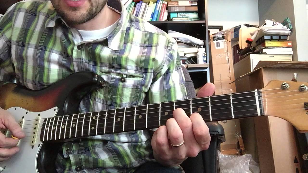 SRV Stevie Ray Vaughan rude mood lesson part 4