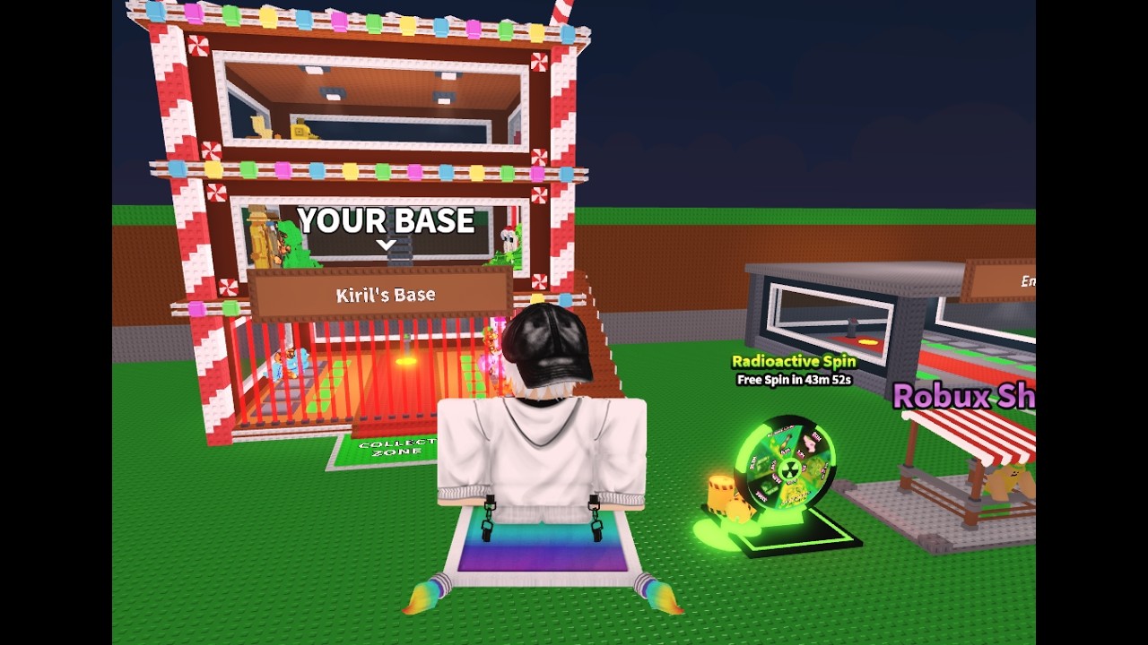 admin abuse in steal a Brainrot St.Patricks day