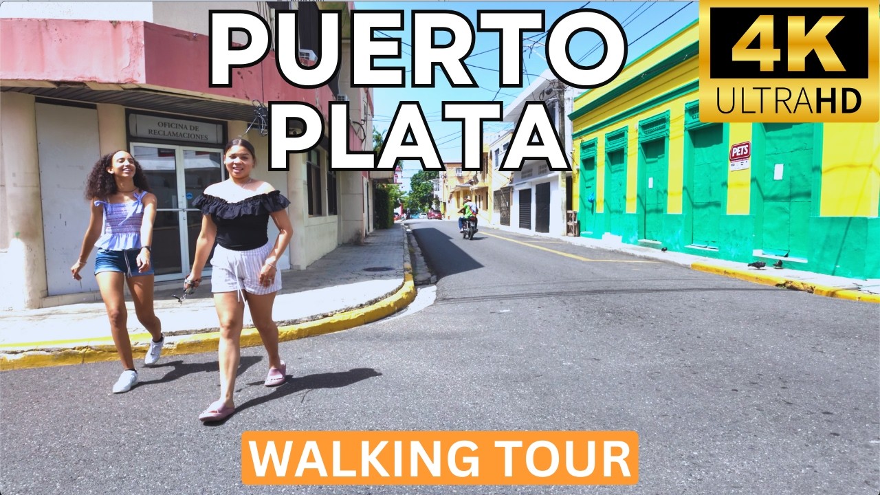 WALKING PUERTO PLATA Dominican Republic in STUNNING 4K!