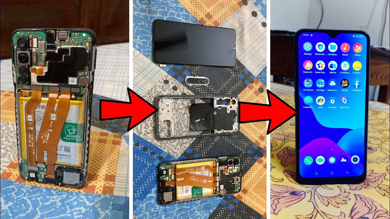Broken Realme X2 Restoration at home! (Also parts review of maxbhi .com)