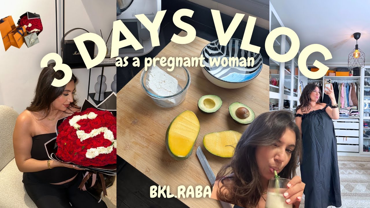 3 days with me as a pregnant woman (cuisine, makeup, reel talk .. )