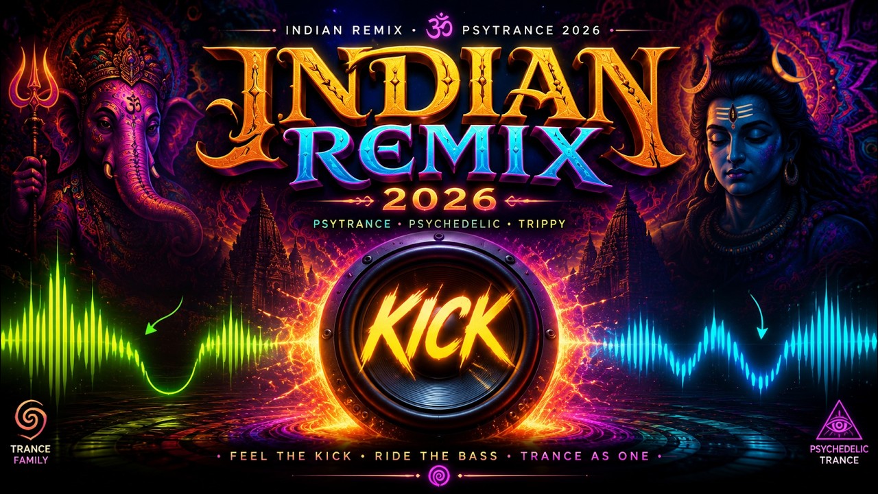 🔥 Indian Psytrance Remix 2026 🕉️ Powerful Kick, Rolling Bass, Goa Trance & Psychedelic Journey 🎧