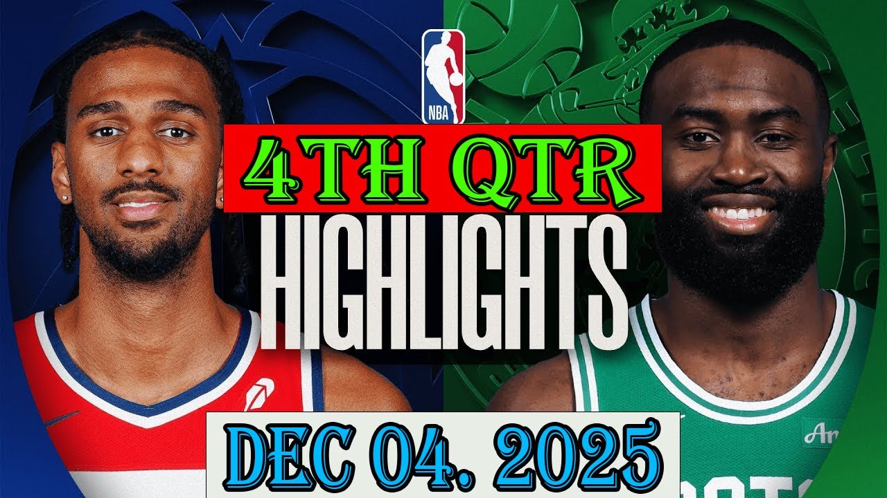 Washington Wizards vs Boston Celtics 4th Qtr Dec 04.2025 Highlights | NBA HIGHLIGHT