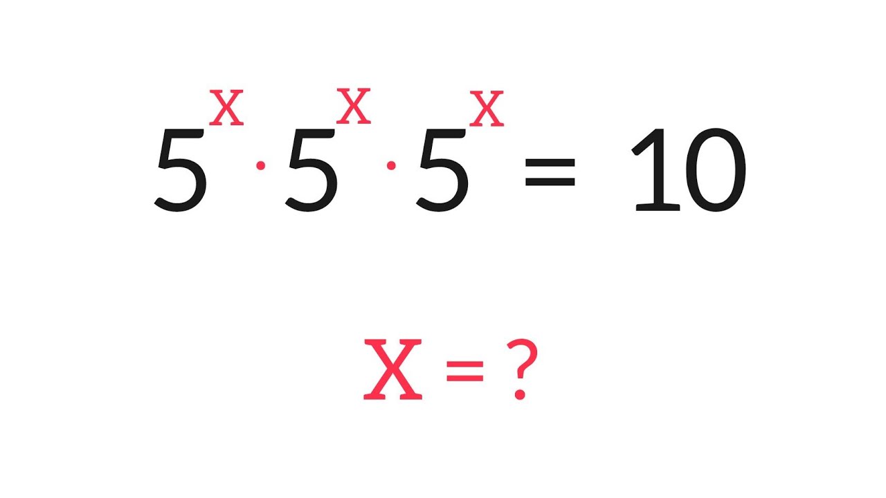 Nice Exponential Maths Problem | Maths Olympiad