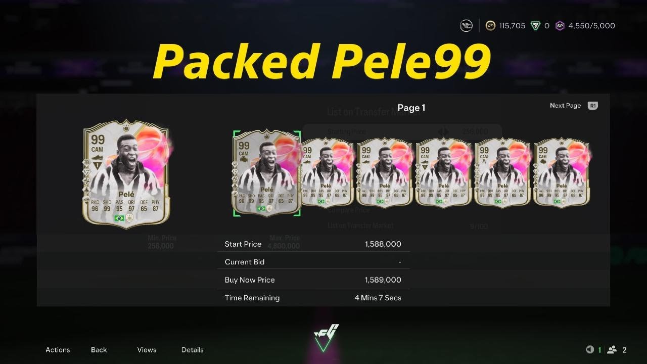 THE KING! 99 FUTTIES PEL&Eacute; in FC25 Ultimate Team Pack Opening!