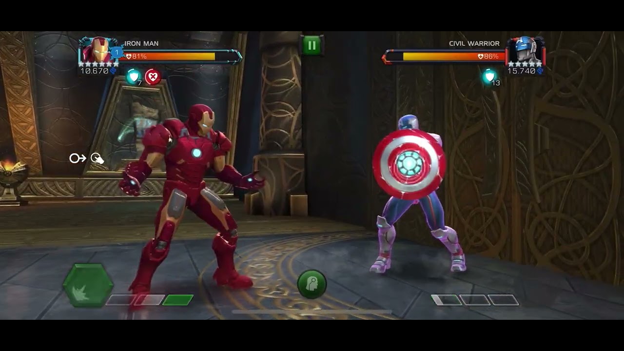 Iron Man (******) (10670) vs Civil Warrior (*****) (15740)