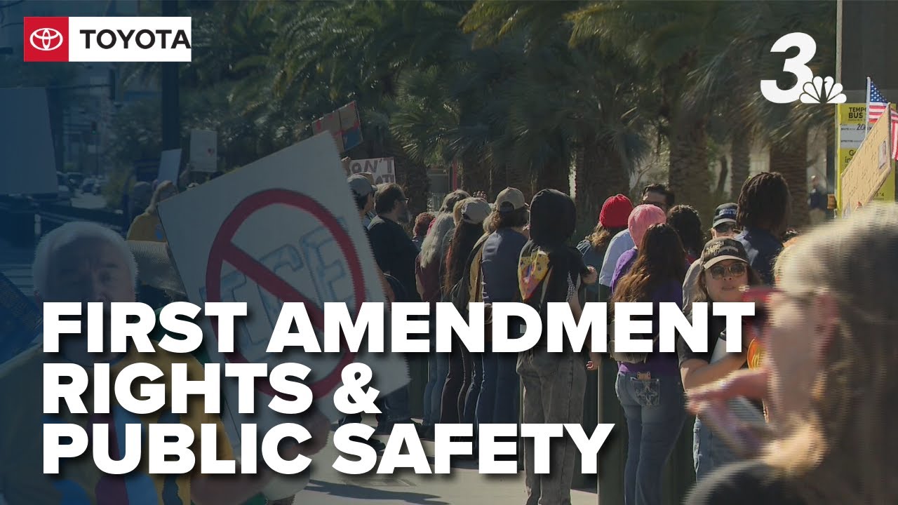Protests highlight First Amendment rights and public safety