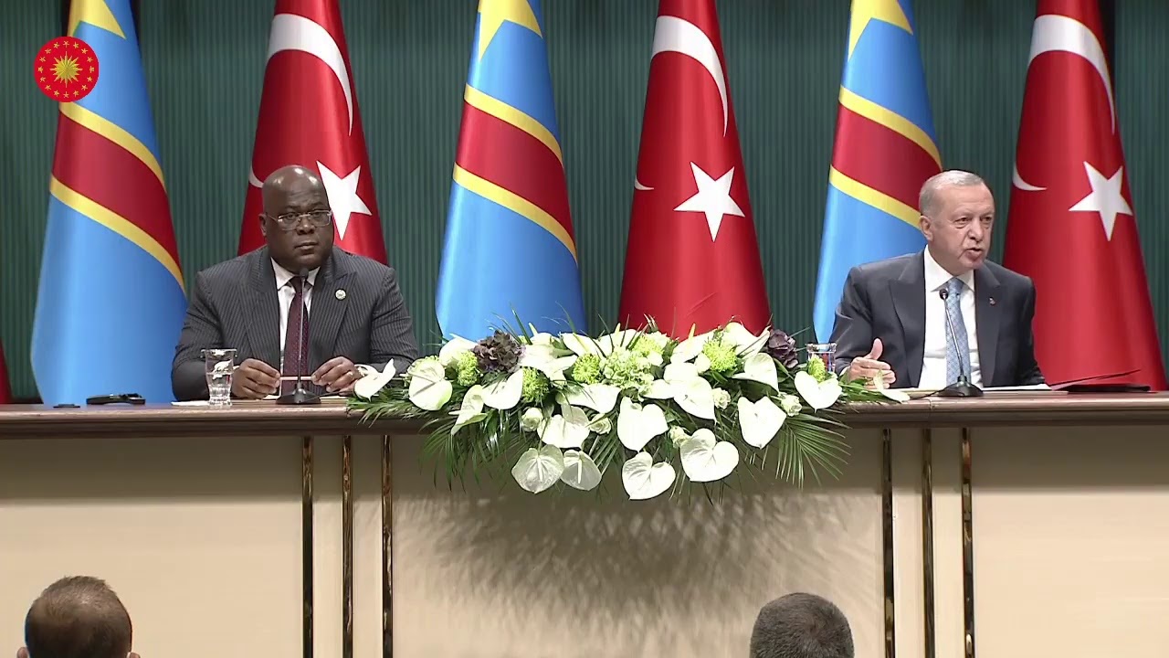 Kongo Demokratik Cumhuriyeti Cumhurbaşkanı Tshilombo ile Ortak Basın Toplantısı