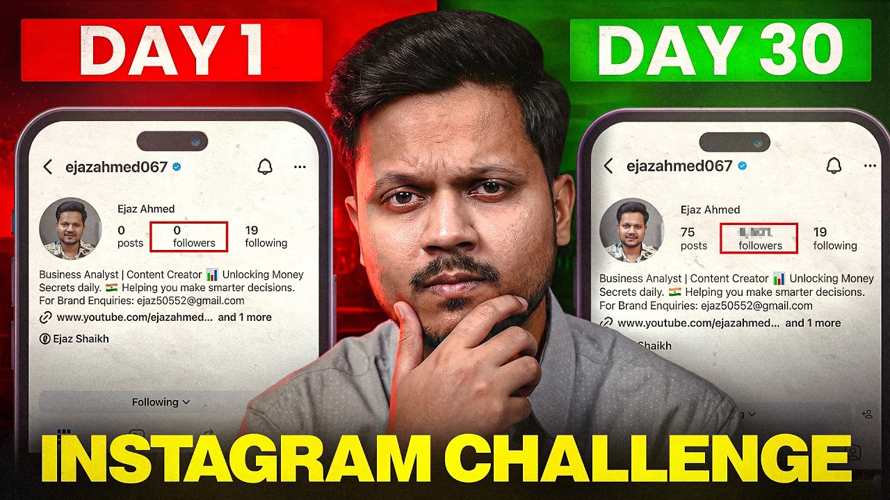 Instagram Reels Challenge For 30 Days - Insane Results 🔥