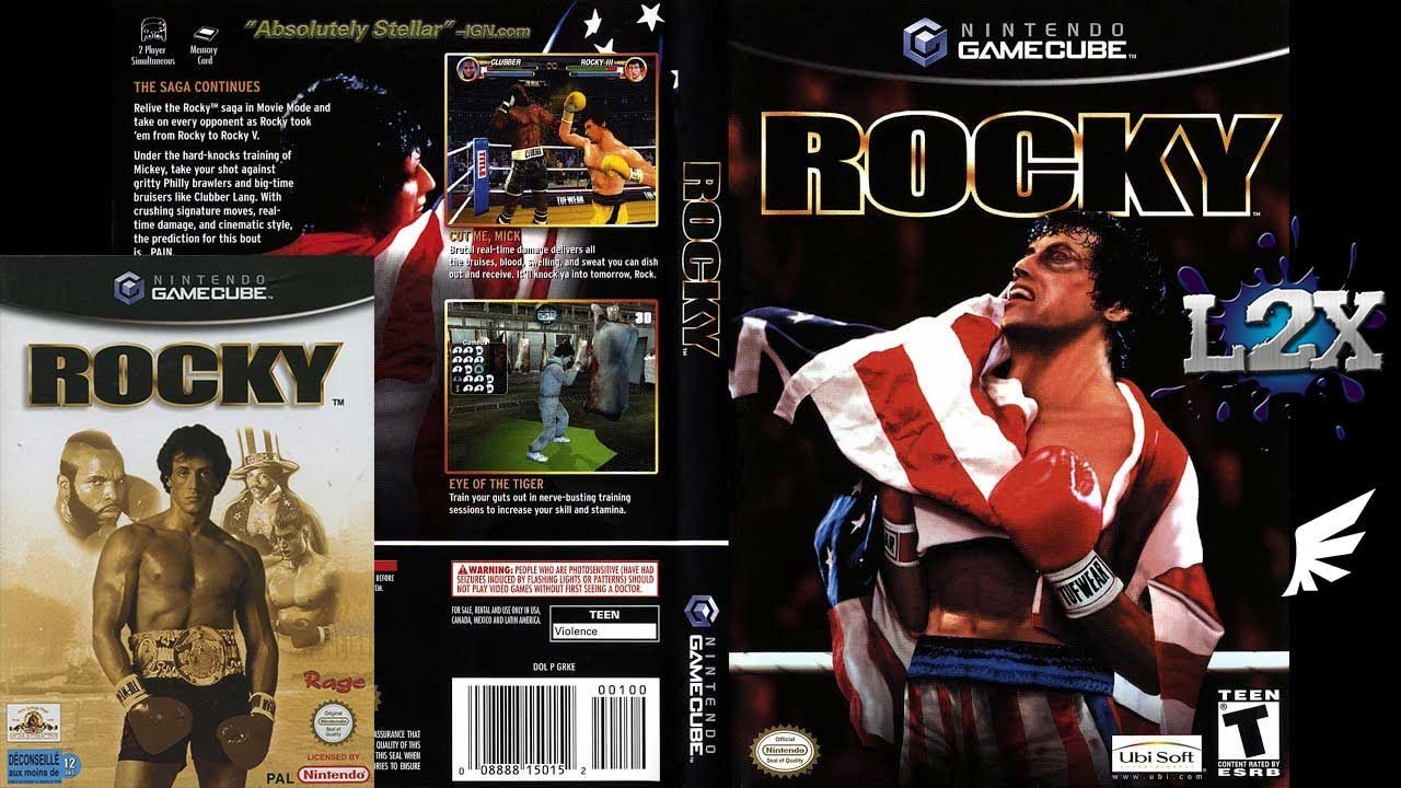 Rocky Balboa sur Nintendo Game Cube 2002 !
