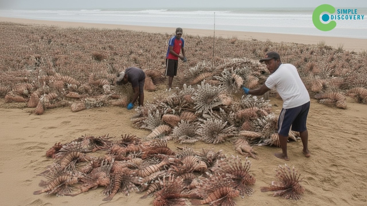 Este é um ANIMAL VOADOR que provoca medo no peixe-leão