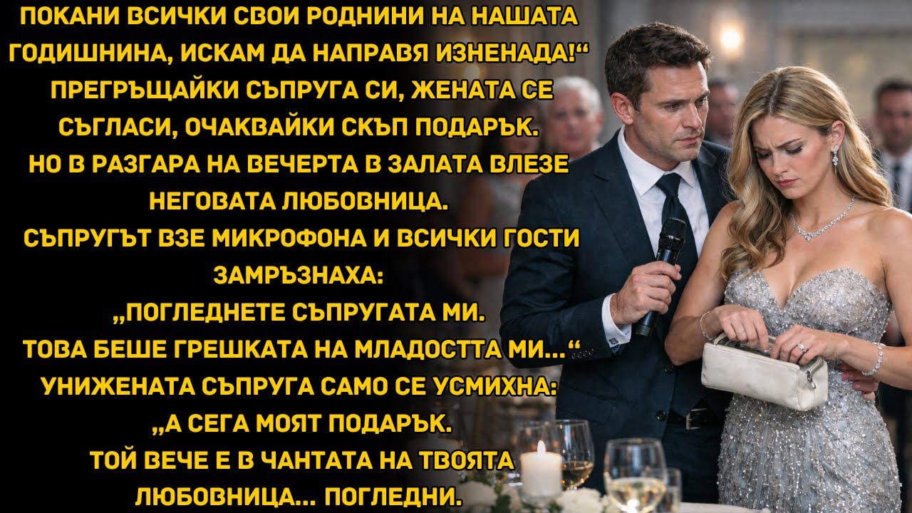 „Покани всички роднини на нашата годишнина, искам да направя изненада! Прегръщайки съпруга си…“