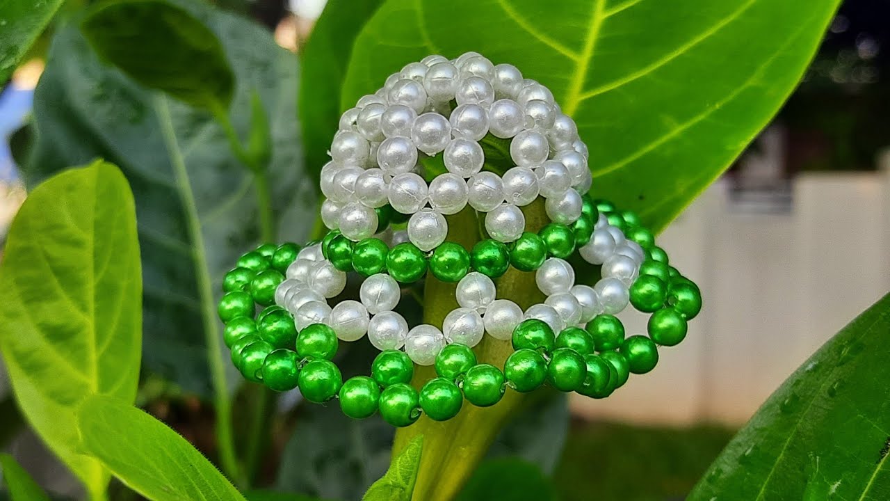 DIY How to make a beaded Hat / Beads Keychain