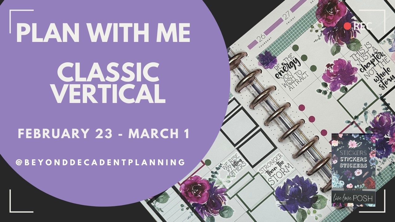Планируйте вместе со мной! | Классический вертикальный ежедневник Happy Planner | Наклейки Live L...