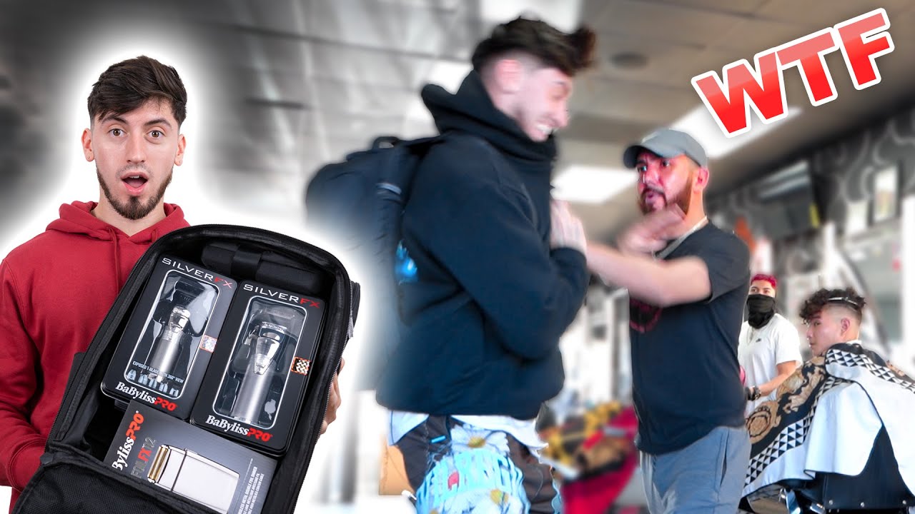 Smashing Barber's Machines, Then Giving Them A New One!