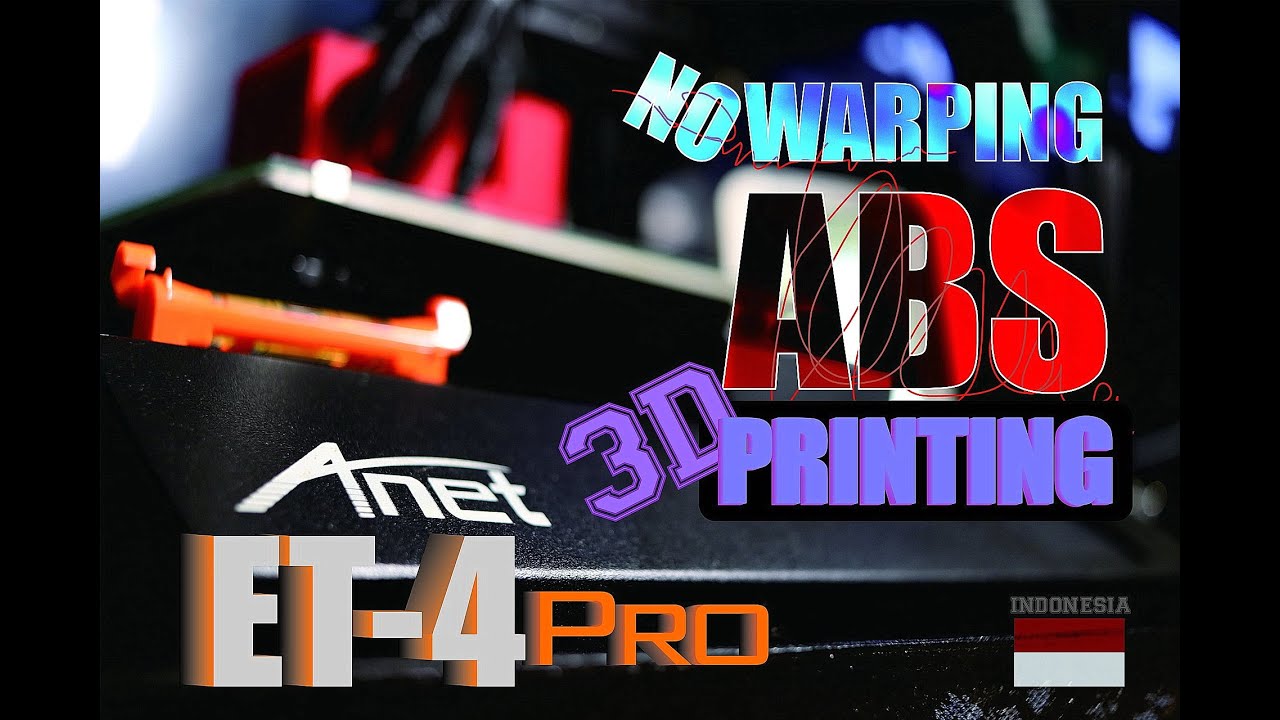 ANET ET4PRO-MODAL GOCENG LANGSUNG BISA PRINT FILAMENT ABS!!!