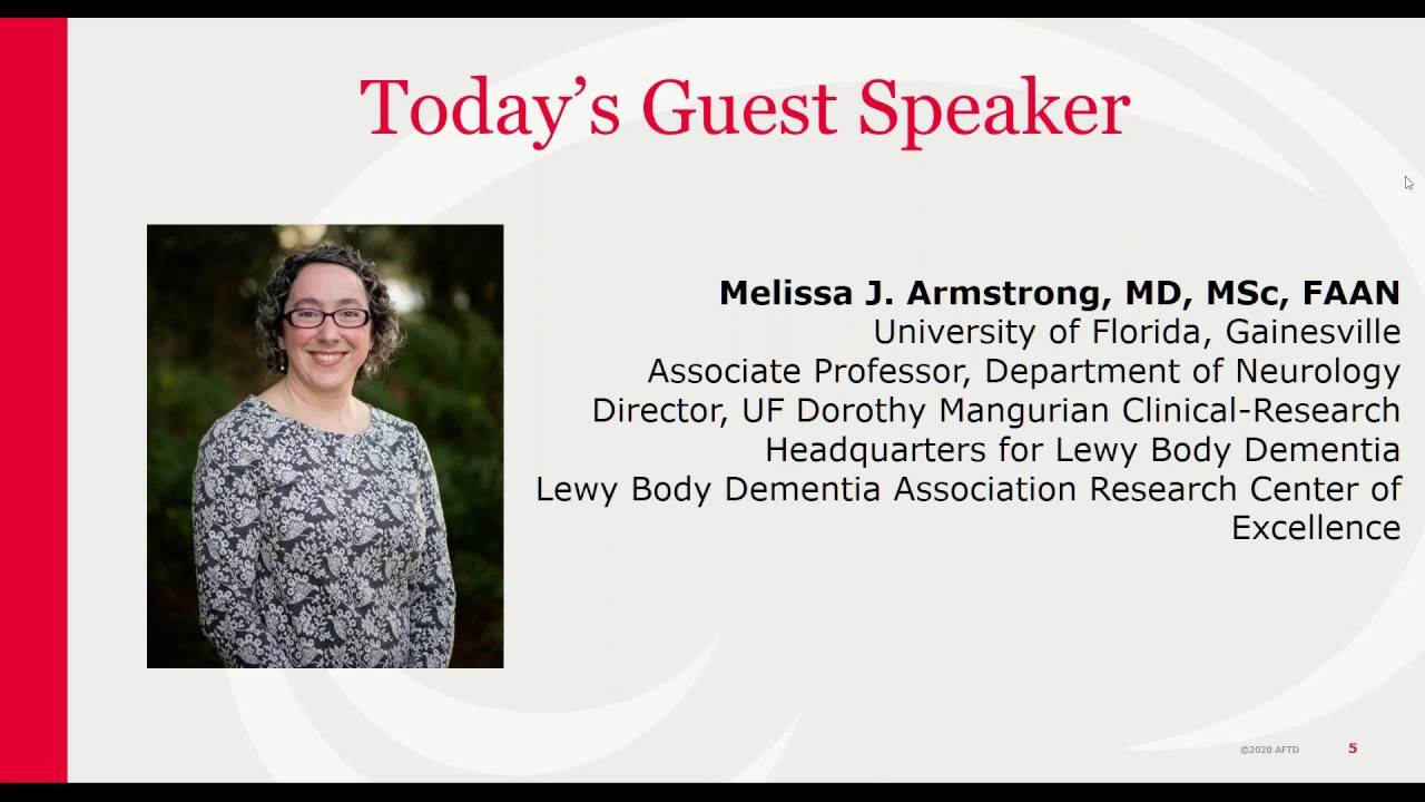 AFTD Webinar: Corticobasal Syndrome & Corticobasal Degeneration, Basics & What You Need to Know