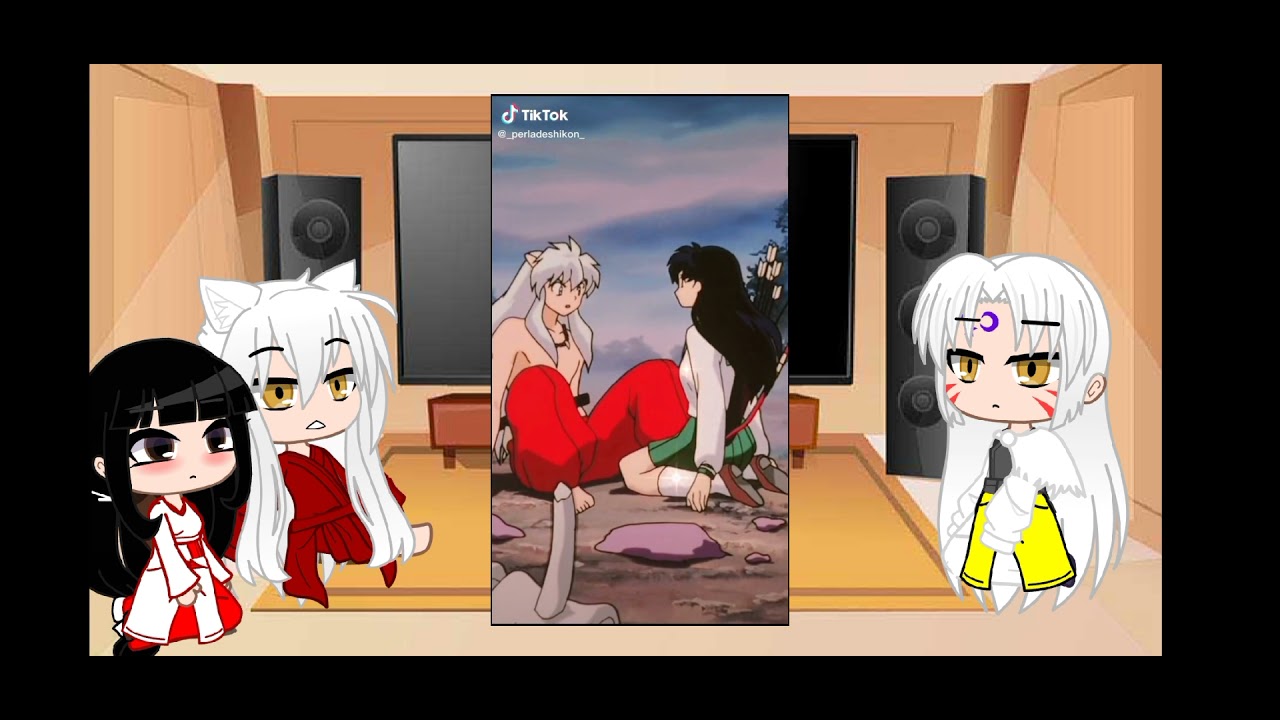 Inuyasha, Kikyou e Sesshomaru reagindo/react ao futuro