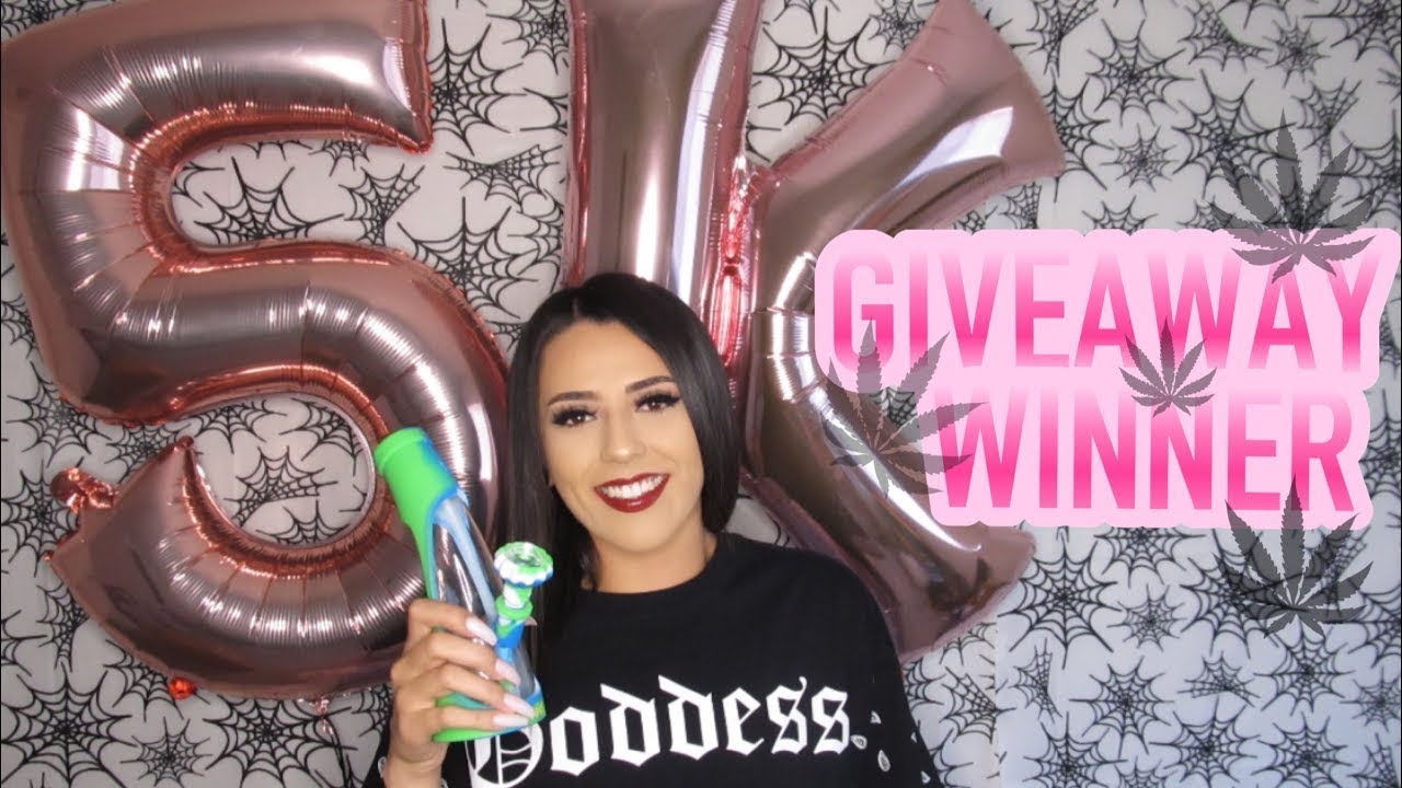 420 SMOKE SESH THE HORN WATER PIPE GIVEAWAY WINNER ANNOUNCED BY Kush Evelia