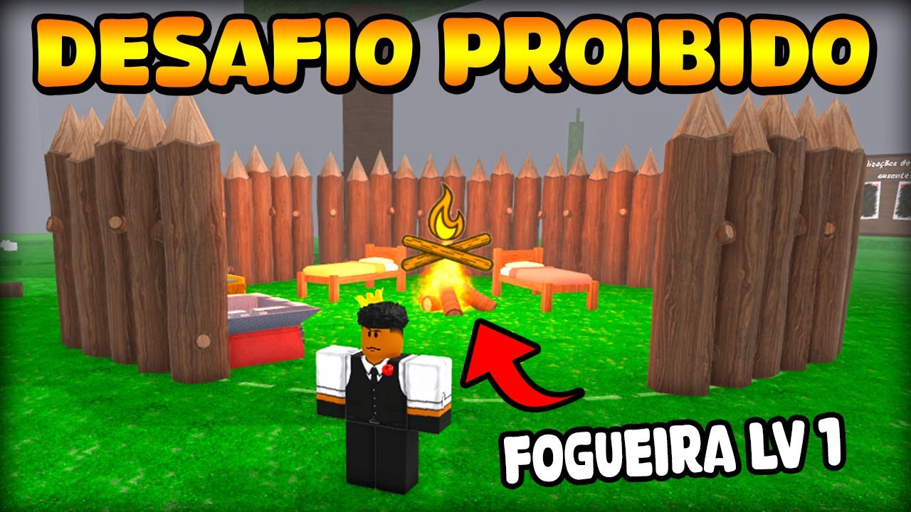 SOBREVIVI DE 0 A 100 DIAS NA FOGUEIRA LV 1 COM CLASSE HÍBRIDA NO 99 NOITES NA FLORESTA!!!