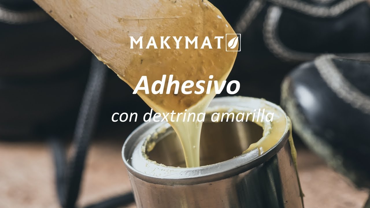 ¿Cómo hacer adhesivo con dextrina amarilla?