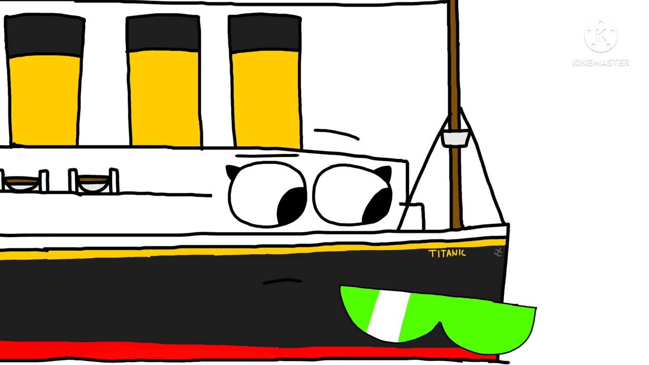 Green glasses meme (but is Titanic and Carpathia) 14+