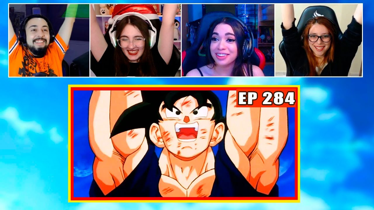 Goku faz a Genkidama | 4 Pessoas Reagindo | Dragon Ball Z - EP 284