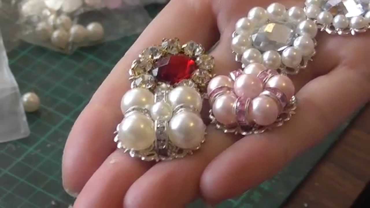 Bling flower center tutorial