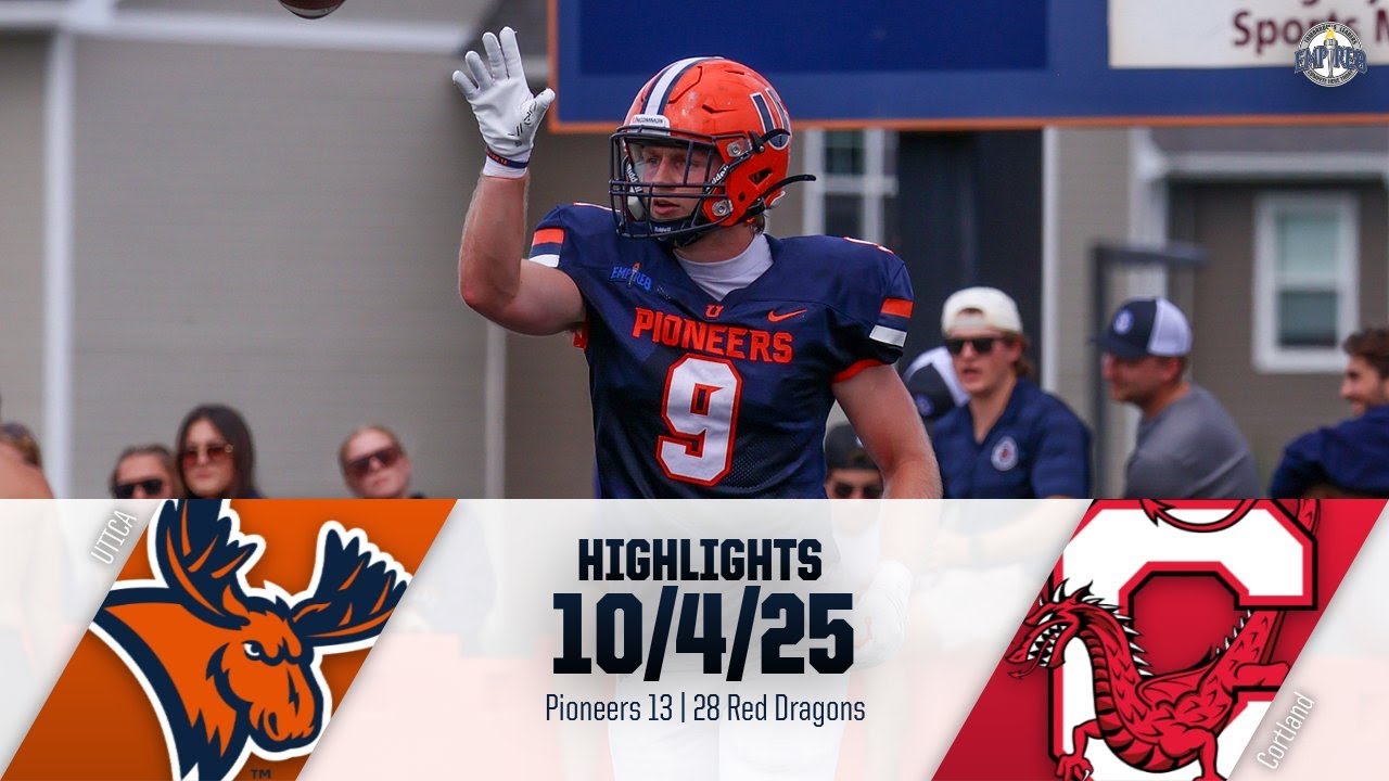 Utica at #22 Cortland | Football Highlights - 10/4/25