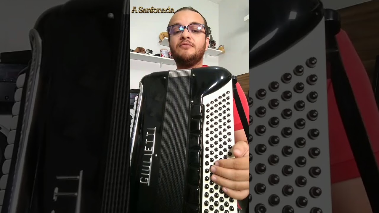Xote nos baixos( várias levadas) #sanfona #xote #aula #acordeon
