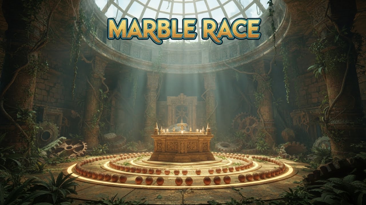 ASMR Ancient Jungle Temple Marble Run: Lost Ruins