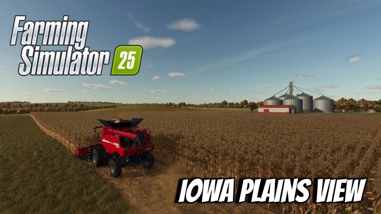 FS25 - Iowa Plains - Просторы Айовы - #4 | Уборка соевых бобов |+