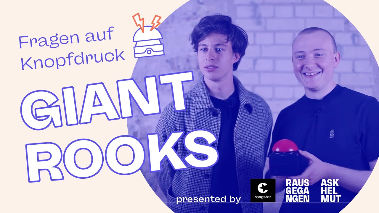 Rookery Release, letzte Liebesgeständnisse und Harry Styles - Giant Rooks bei Fragen auf Knopfdruck