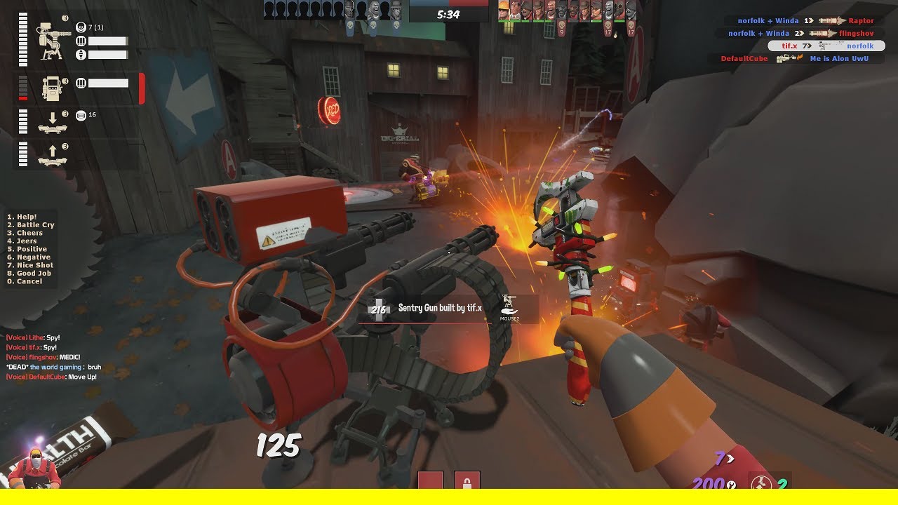 TF2 New Halloween Maps Experience as Engineer