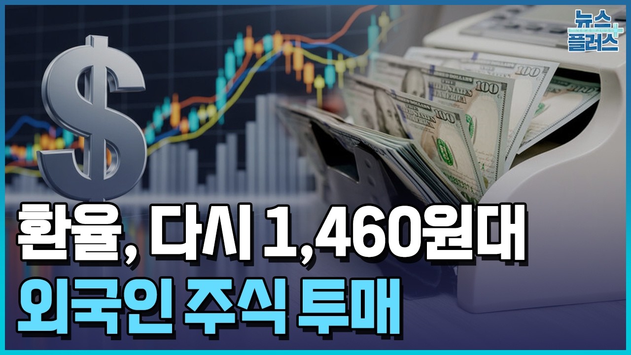 외국인 주식 투매에 원·달러 환율 24.8원 급등 / 한국경제TV뉴스