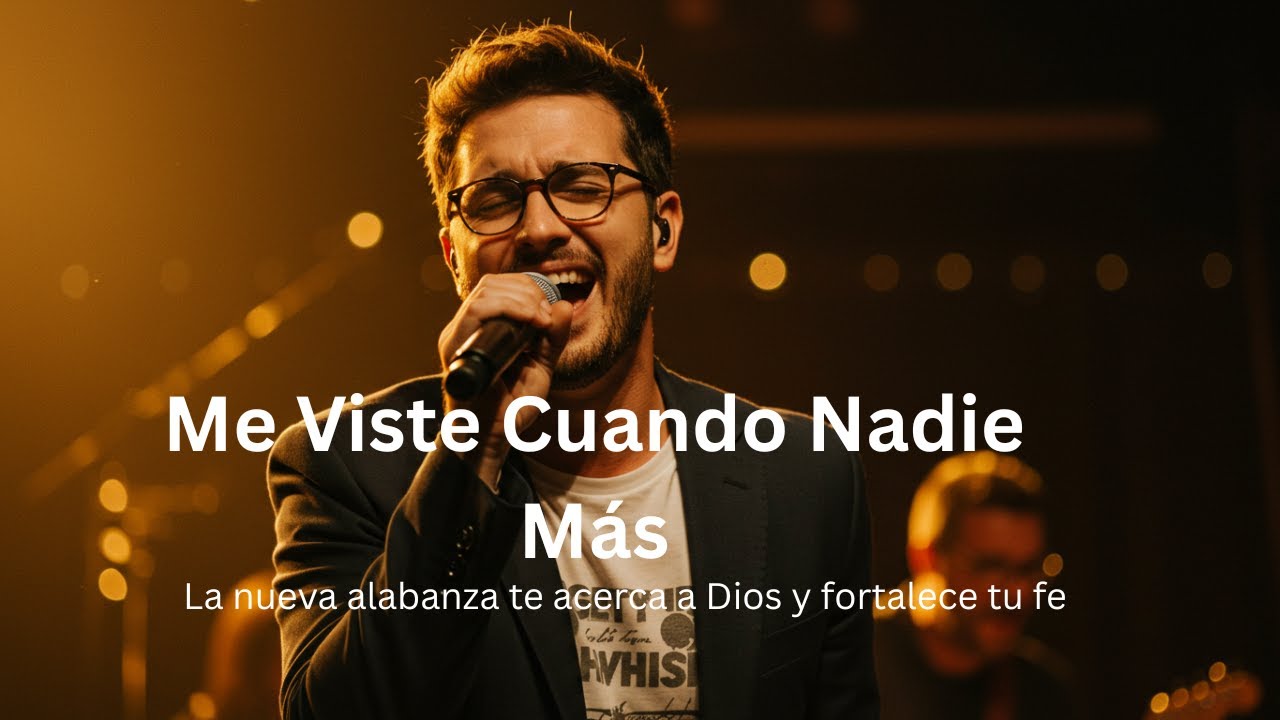 Me Viste Cuando Nadie Más – Nueva Adoración Inspirada por Jesús Adrián Romero –Adoración Gospel 2025