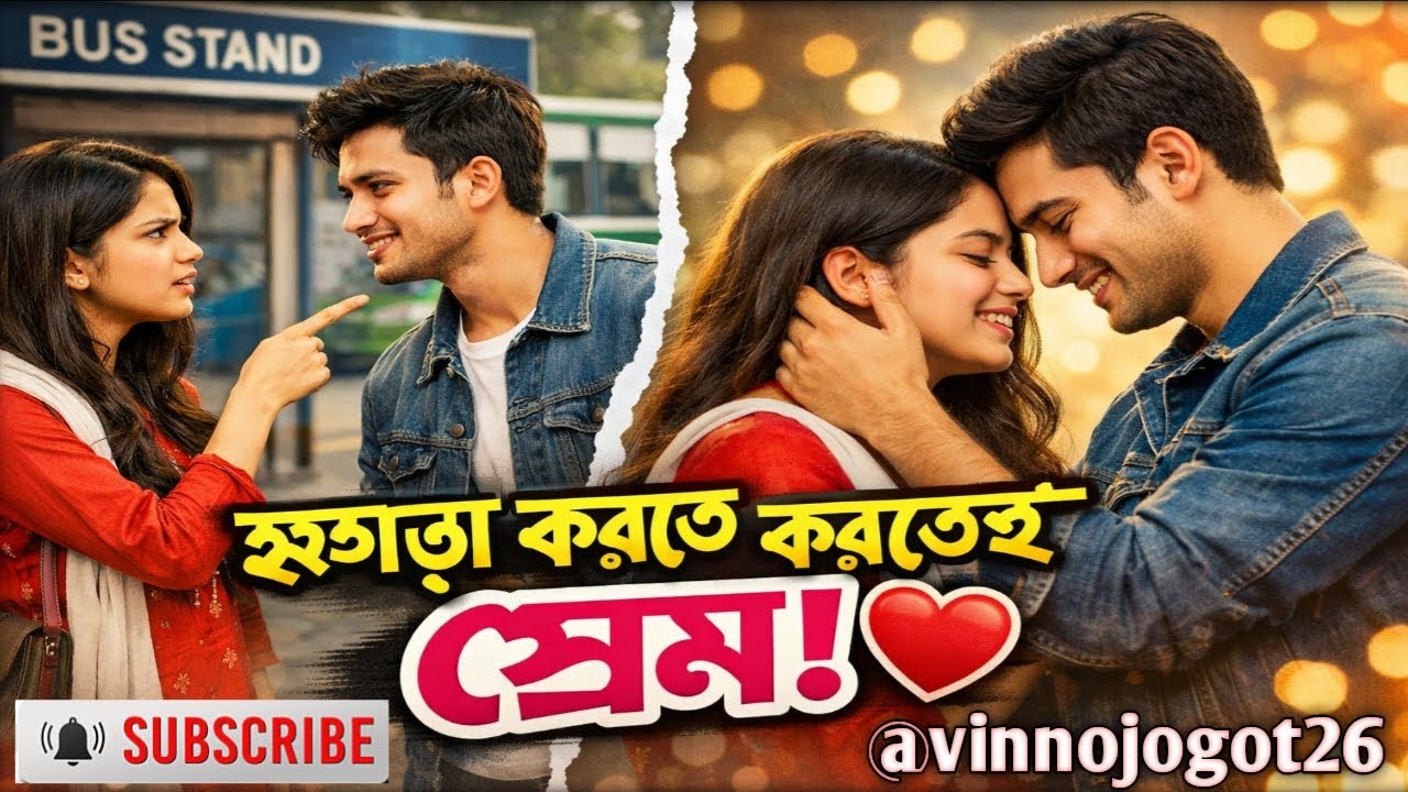 “ঝগড়া থেকে ভালোবাসা ❤️  Bus Stand Love Story | Bangla Romantic Story”