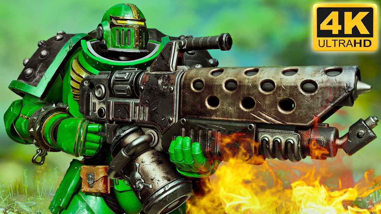 TRUE SALAMANDERS CHAMPION! New Pyreblaster Gameplay - Warhammer 40k Space Marine 2 (4K)