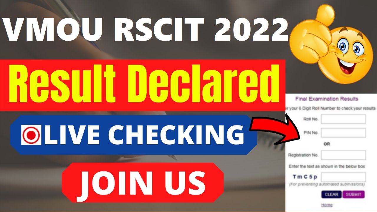 VMOU RSCIT 2022 Result (Declared) - Download RKCL RSCIT Results 2022 Here