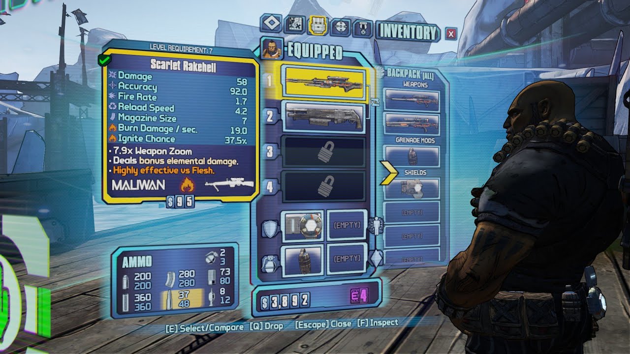 Can I Beat Borderlands2 With White Gear Only (Day 1)