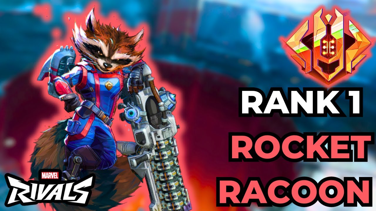 РАНГ 1 Ракета Енот | м унг | Marvel Rivals Сезон 5