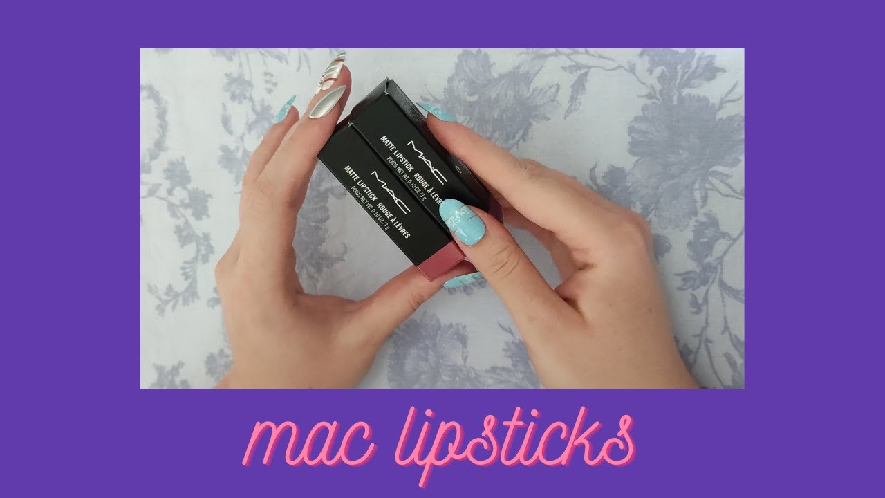 Mac Lipsticks I got #swatch #lipstick #mac #makeup #beauty