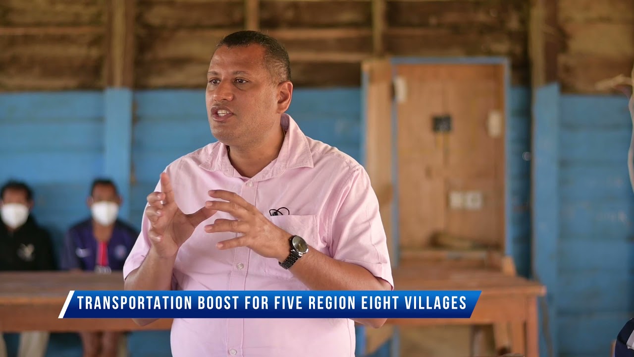 Transportation boost for five region eight villages
