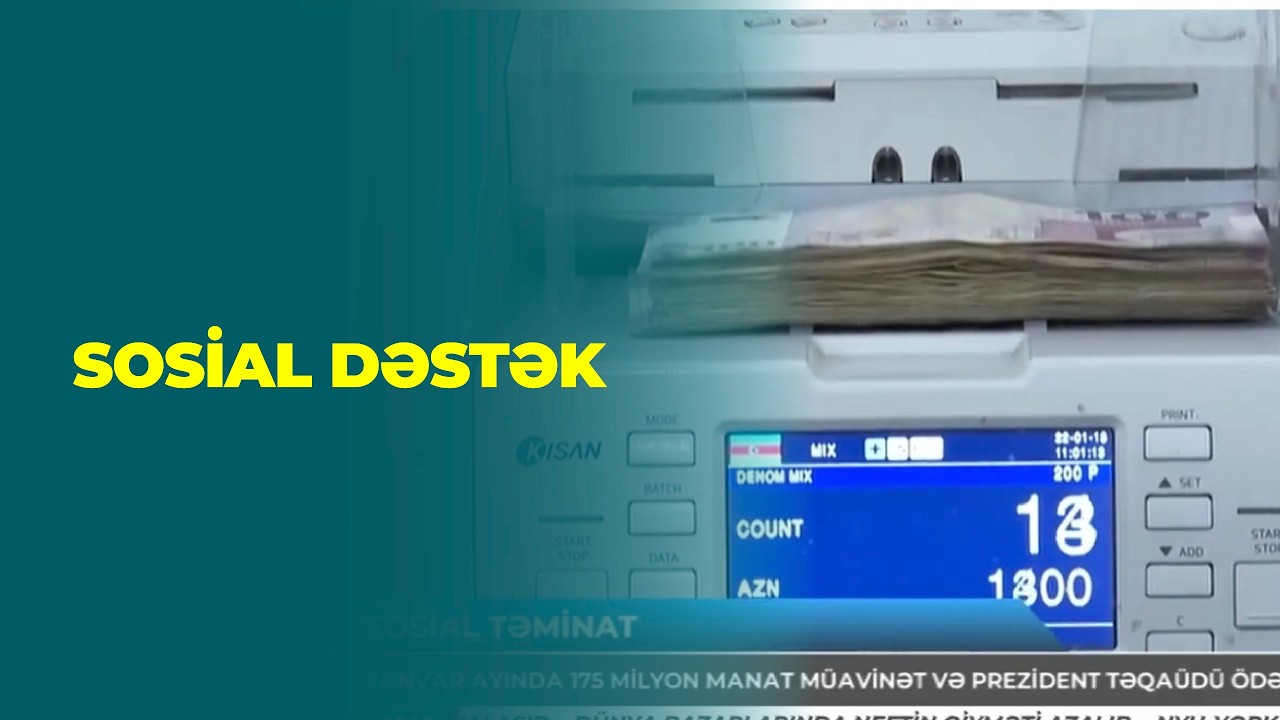 Yanvar ayında müavinət və təqaüdlərə üzrə nə qədər ödəniş həyata keçirilib?  | AZ TV