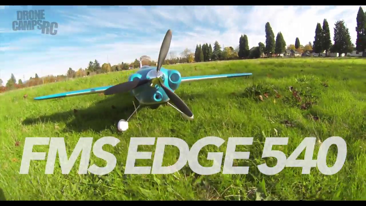 FMS EDGE 540 - REBULL Style Plane Review & Flight Test