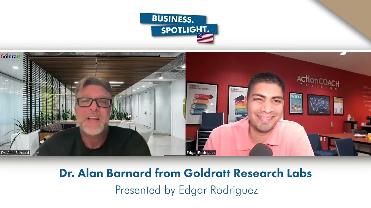Spotlight Interview with Dr  Alan Barnard from Goldratt Research Labs   Presented by Edgar Rodriguez