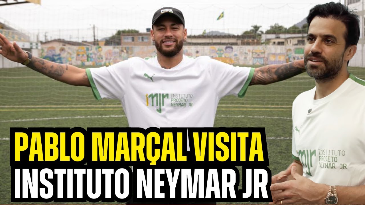 PABLO MARÇAL VISITA INSTITUTO NEYMAR JR e FICA IMPRESSIONADO COM O PROJETO