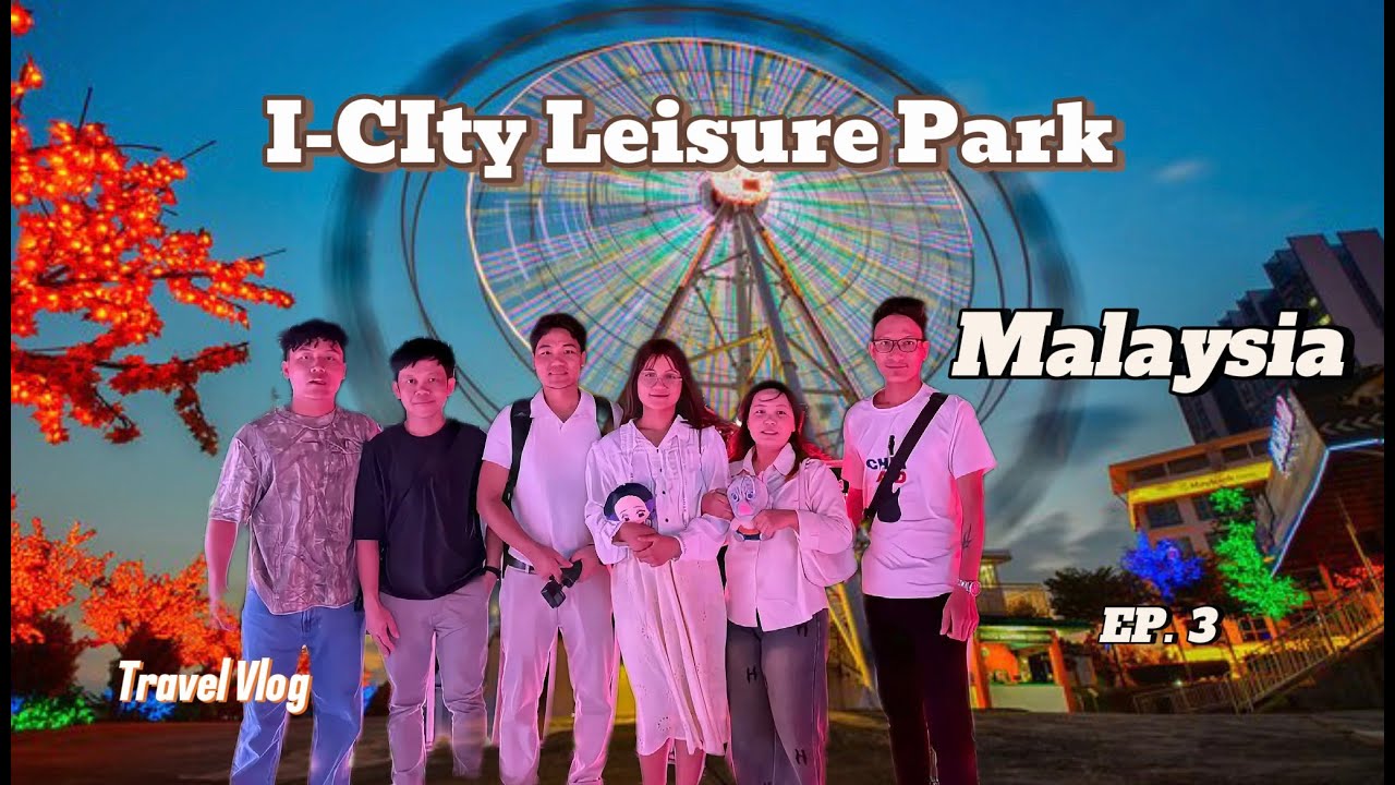 Malaysia Vlog ( i-City Leisure Park ) Snowalk, Race karting, and Sky Water Slide